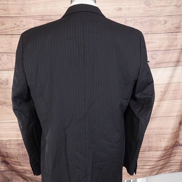 NWT PRONTO UOMO PLATINUM STRIPED SUIT JACKET MENS SIZE 44 X-LONG NEW! WOOL - Picture 5 of 8